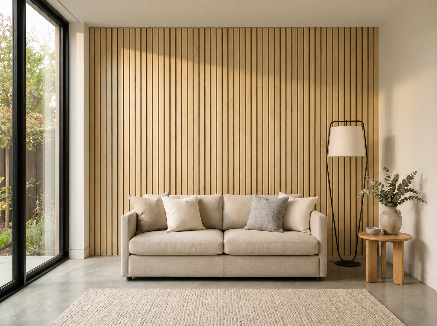Slatpanel Signature Walnut Slat Wall Panel 270 × 110 cm