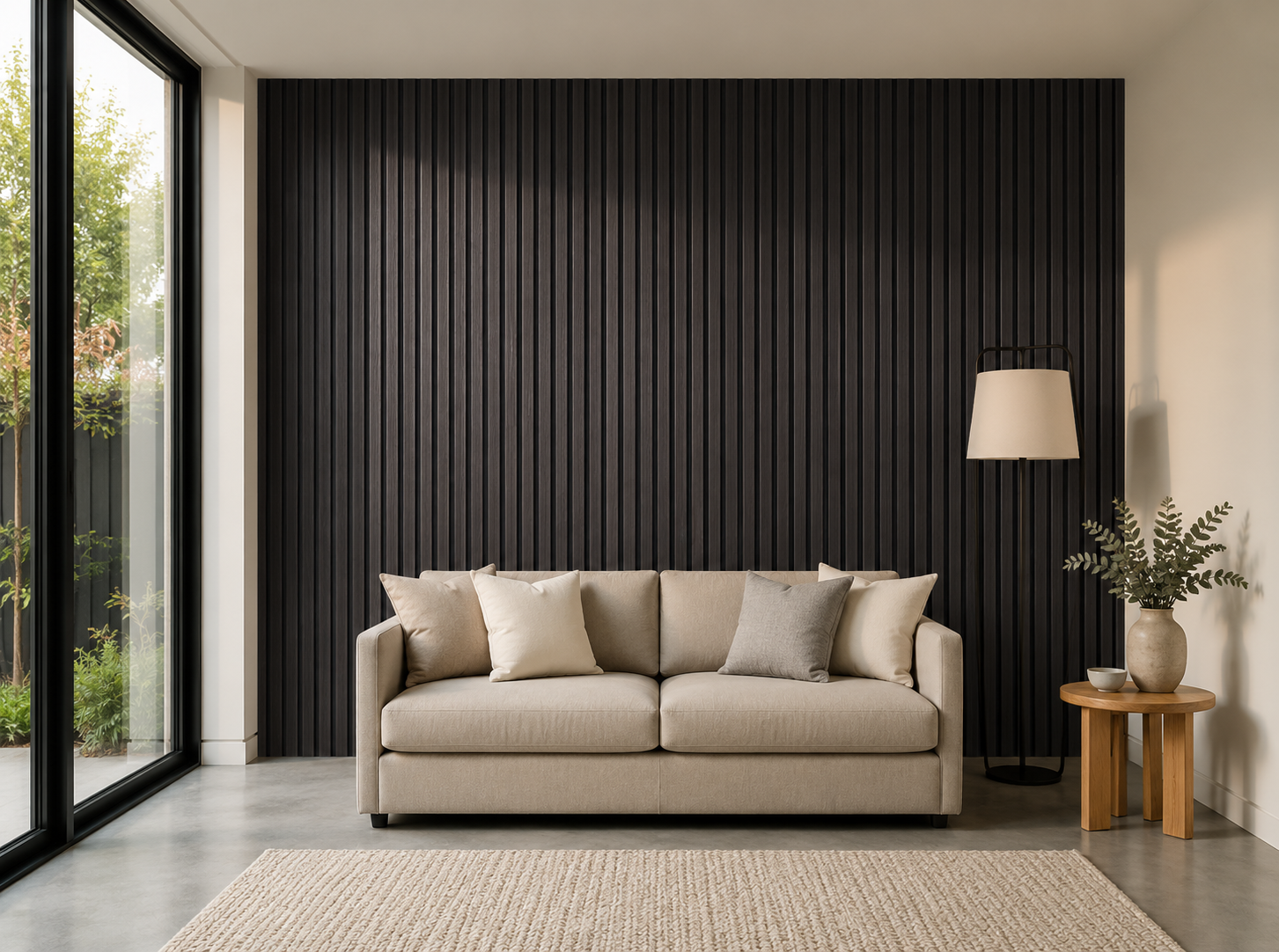 Slatpanel Signature Walnut Slat Wall Panel 270 × 110 cm