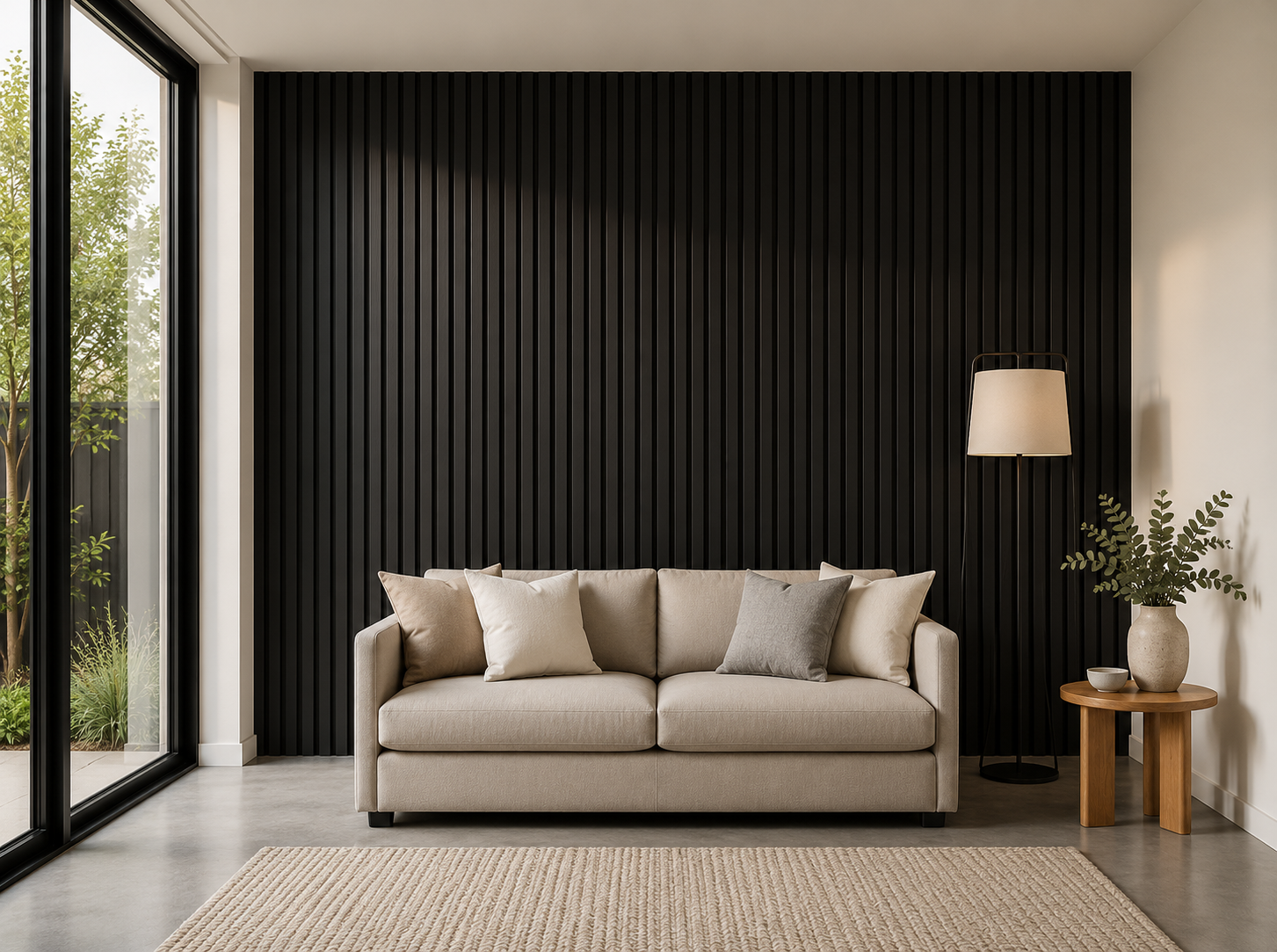 Slatpanel Signature Walnut Slat Wall Panel 270 × 110 cm